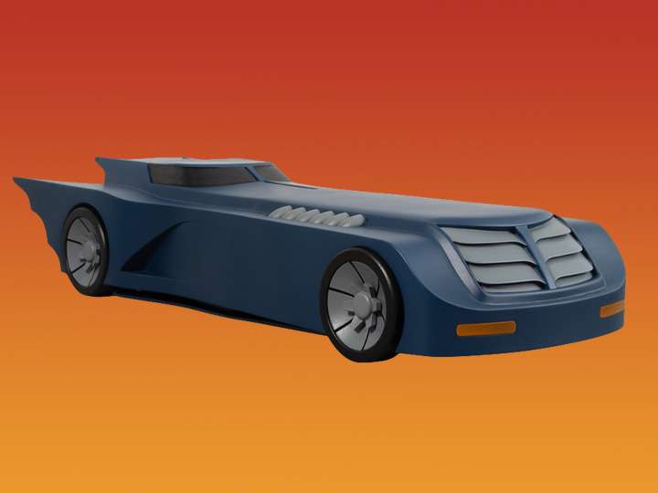 Batmobile - The Animated Series - Mezco