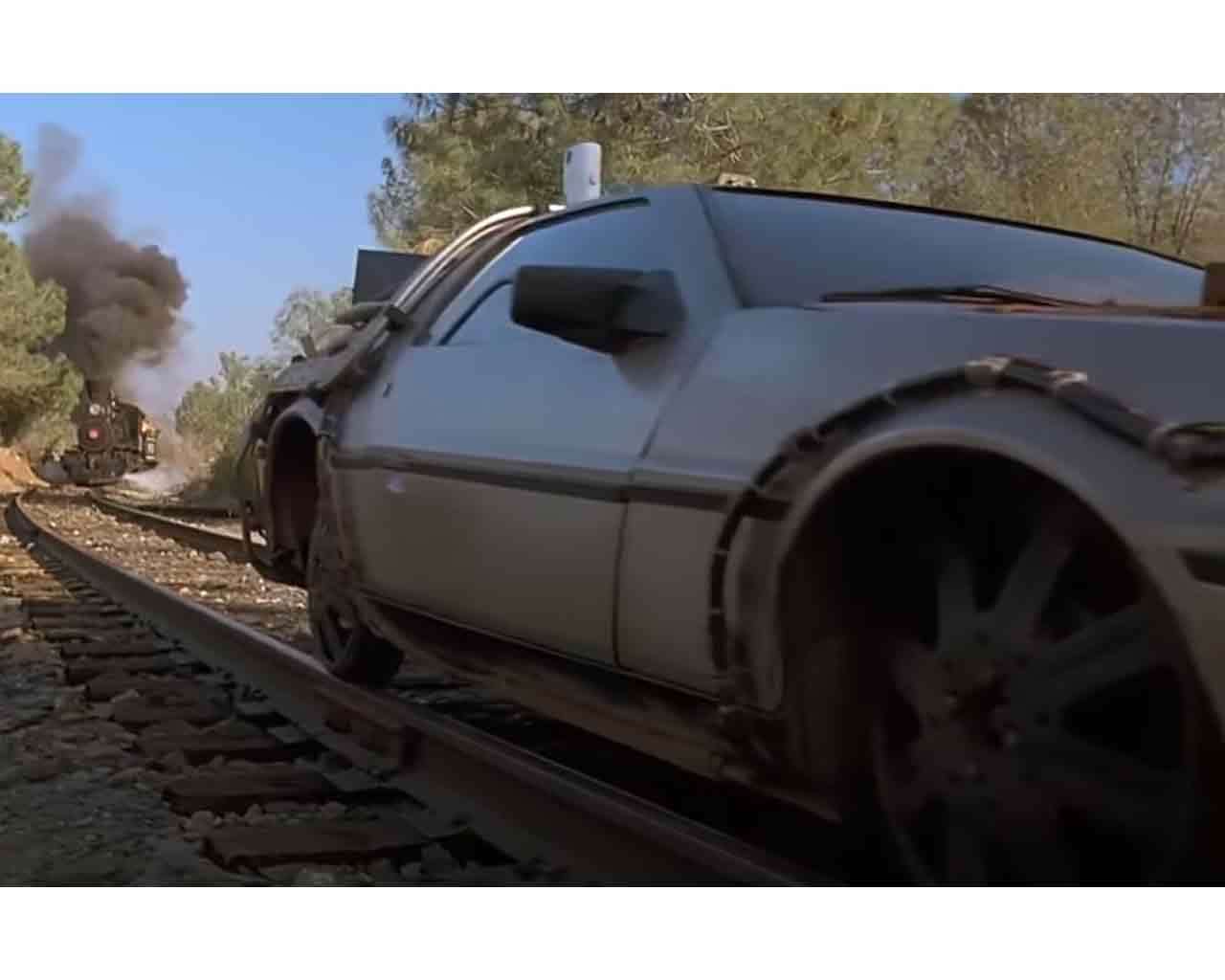 De Lorean with Railroad Wheels 1:24 - Jada Toys - Anime Figuren günstig kaufen