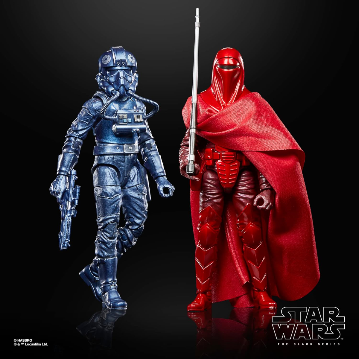Emperor Guard & TIE Pilot - 2 Fig. Black Series - Hasbro