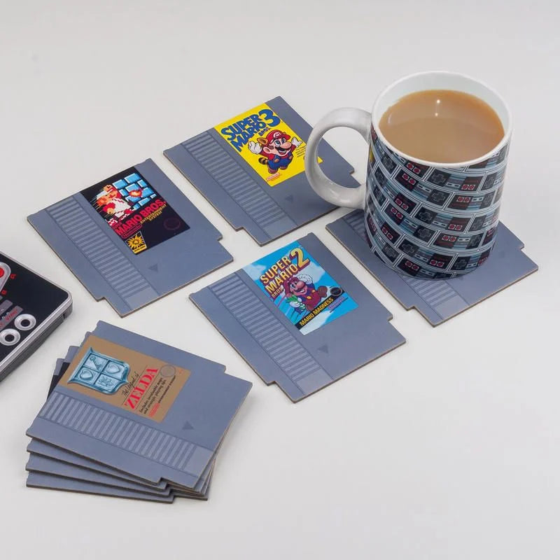 Nintendo Nes Spiele Untersetzer