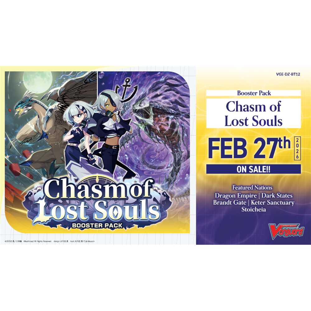 BOOSTER BOX VANGUARD CHASM OF LOST SOULS (16 BOOSTERS) - 2ND EDITION - ENG - Anime Figuren günstig kaufen