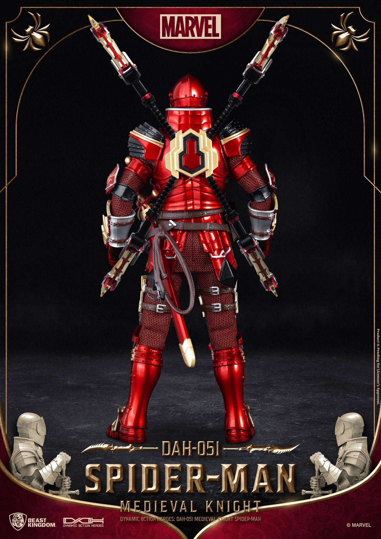 Medieval Knight Spider-Man - Dynamic 8ction Heroes - Beast Kingdom Toys