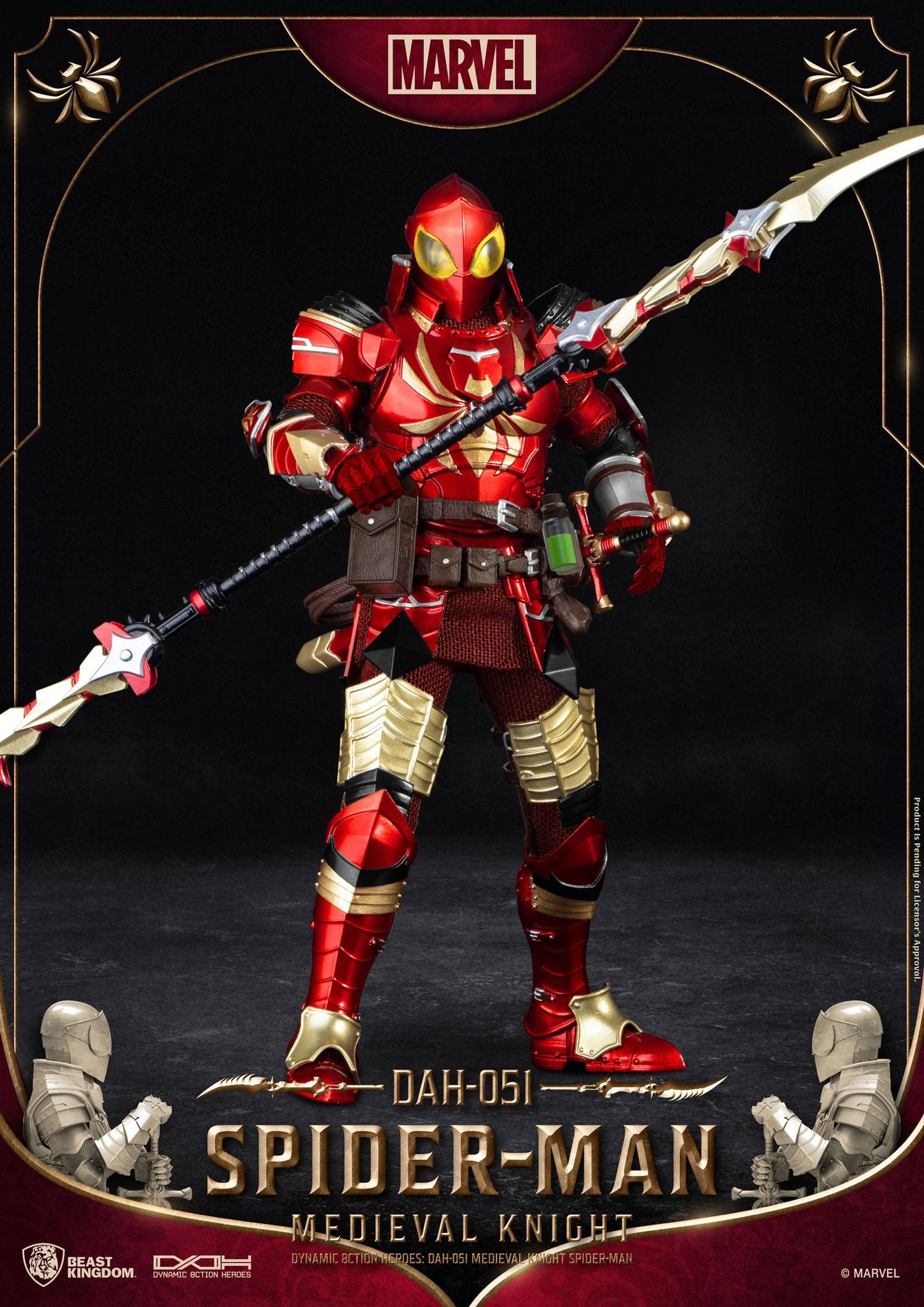 Medieval Knight Spider-Man - Dynamic 8ction Heroes - Beast Kingdom Toys