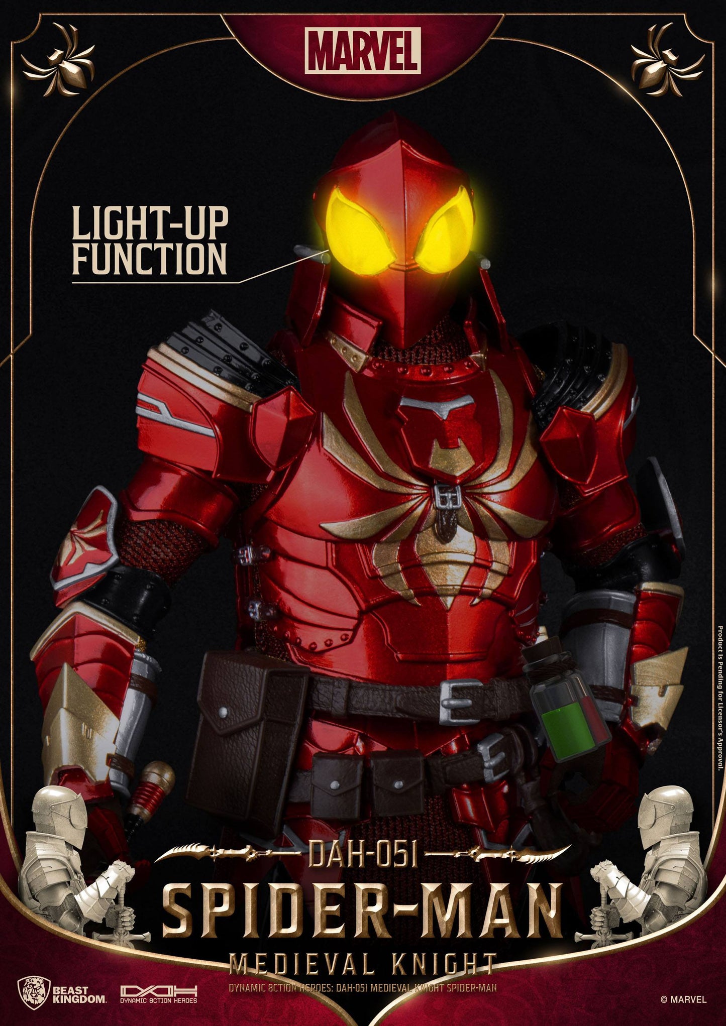 Medieval Knight Spider-Man - Dynamic 8ction Heroes - Beast Kingdom Toys