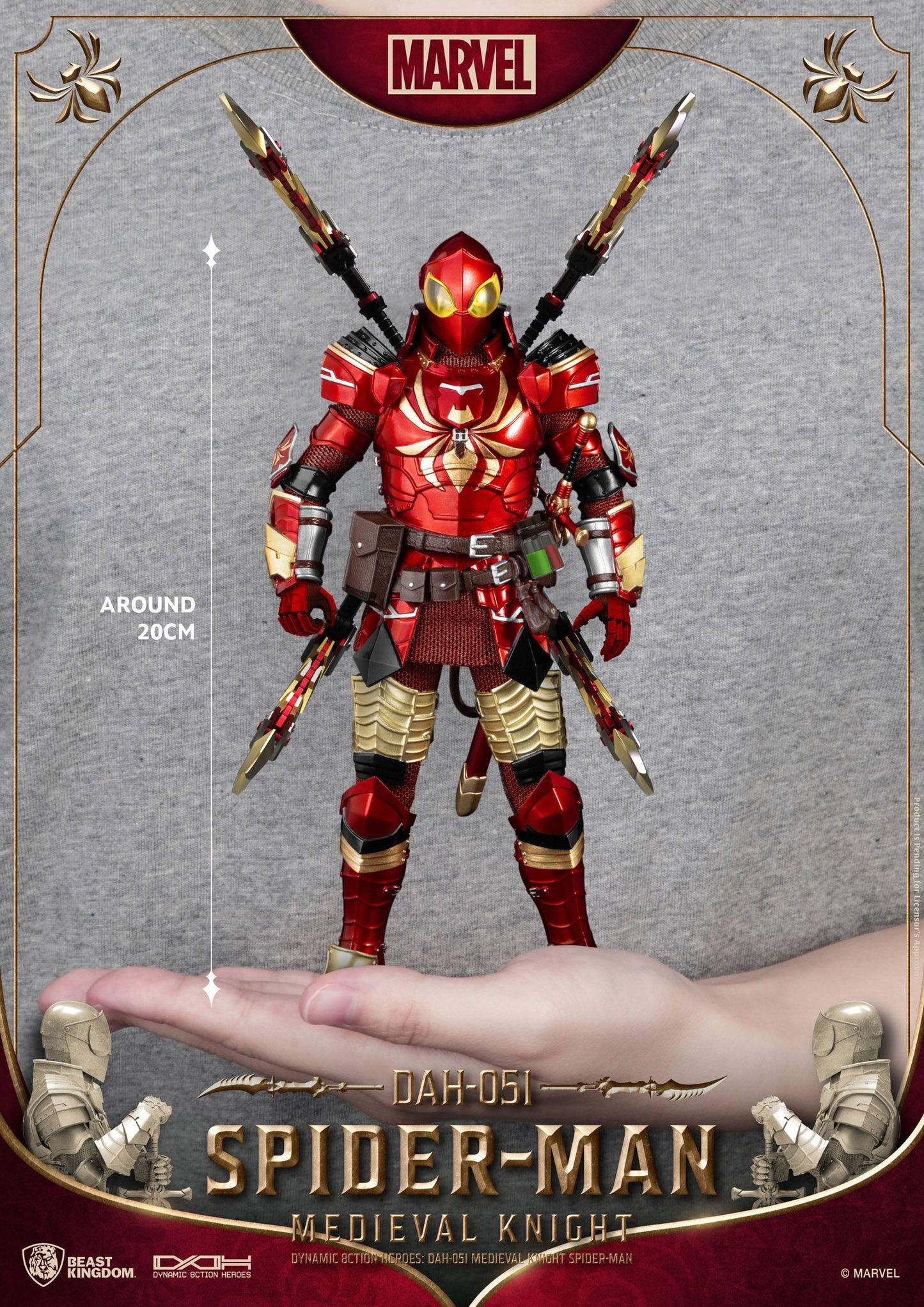 Medieval Knight Spider-Man - Dynamic 8ction Heroes - Beast Kingdom Toys