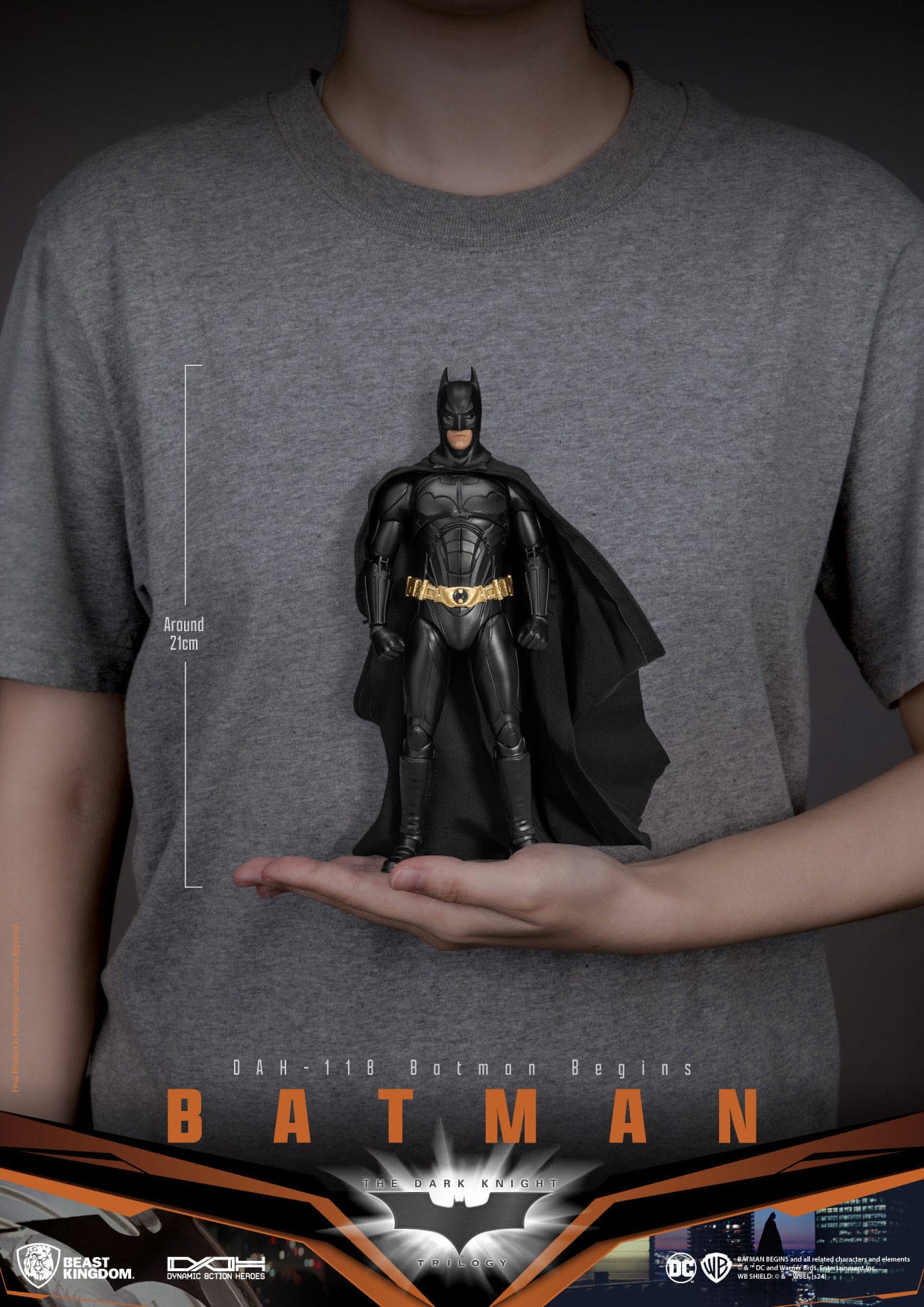 Batman (Batman Begins) DC Comics Dynamic 8ction Heroes Beast Kingdom Toys - Anime Figuren günstig kaufen