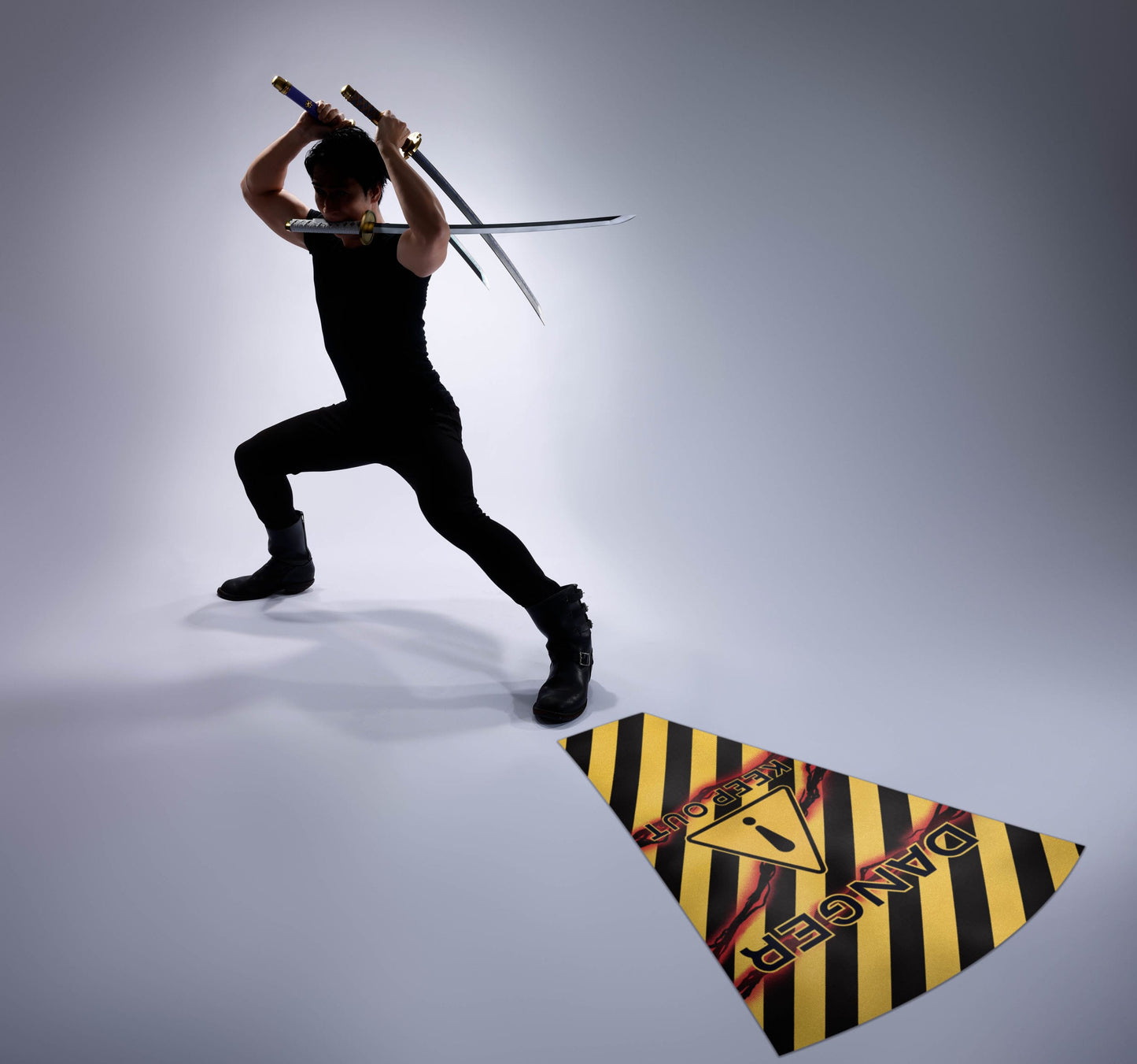 One Piece Proplica Repliken Roronoa Zoro Three Sword Style Schwerter Set - Beschädigte Verpackung