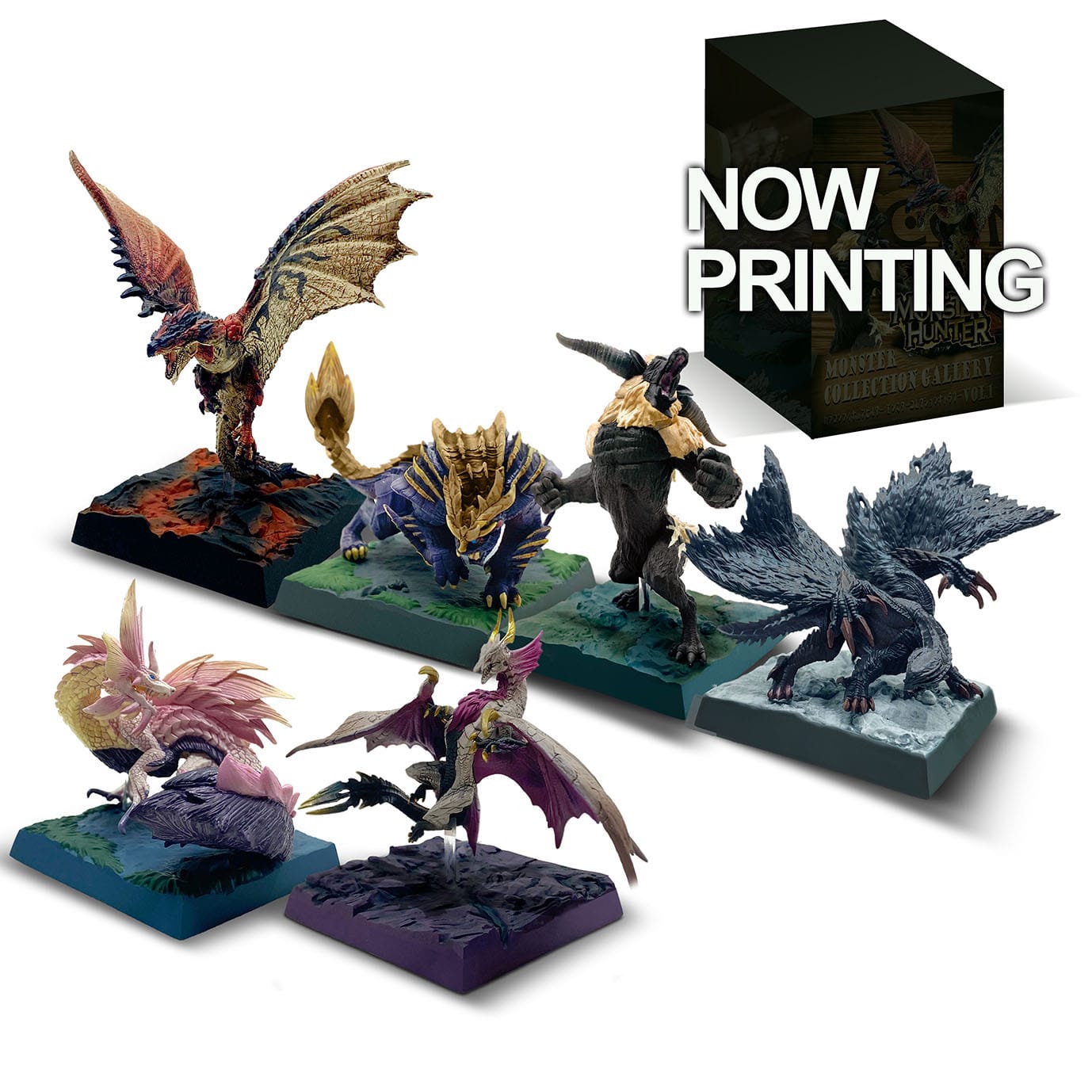 Monster Hunter Sammelfiguren Monster Collection Gallery Vol.1