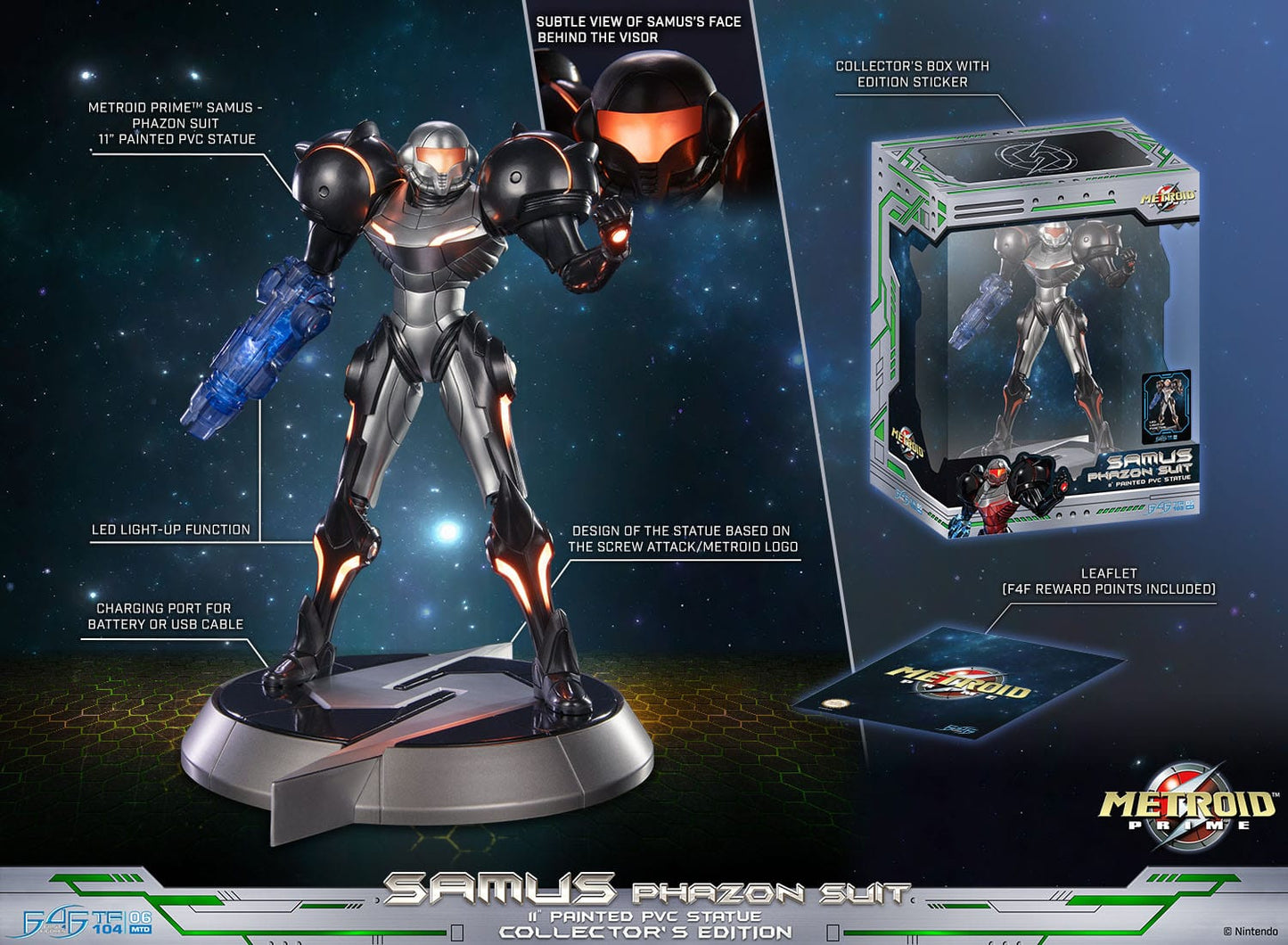 Samus Phazon Suit Collector´s Edition First 4 Figures