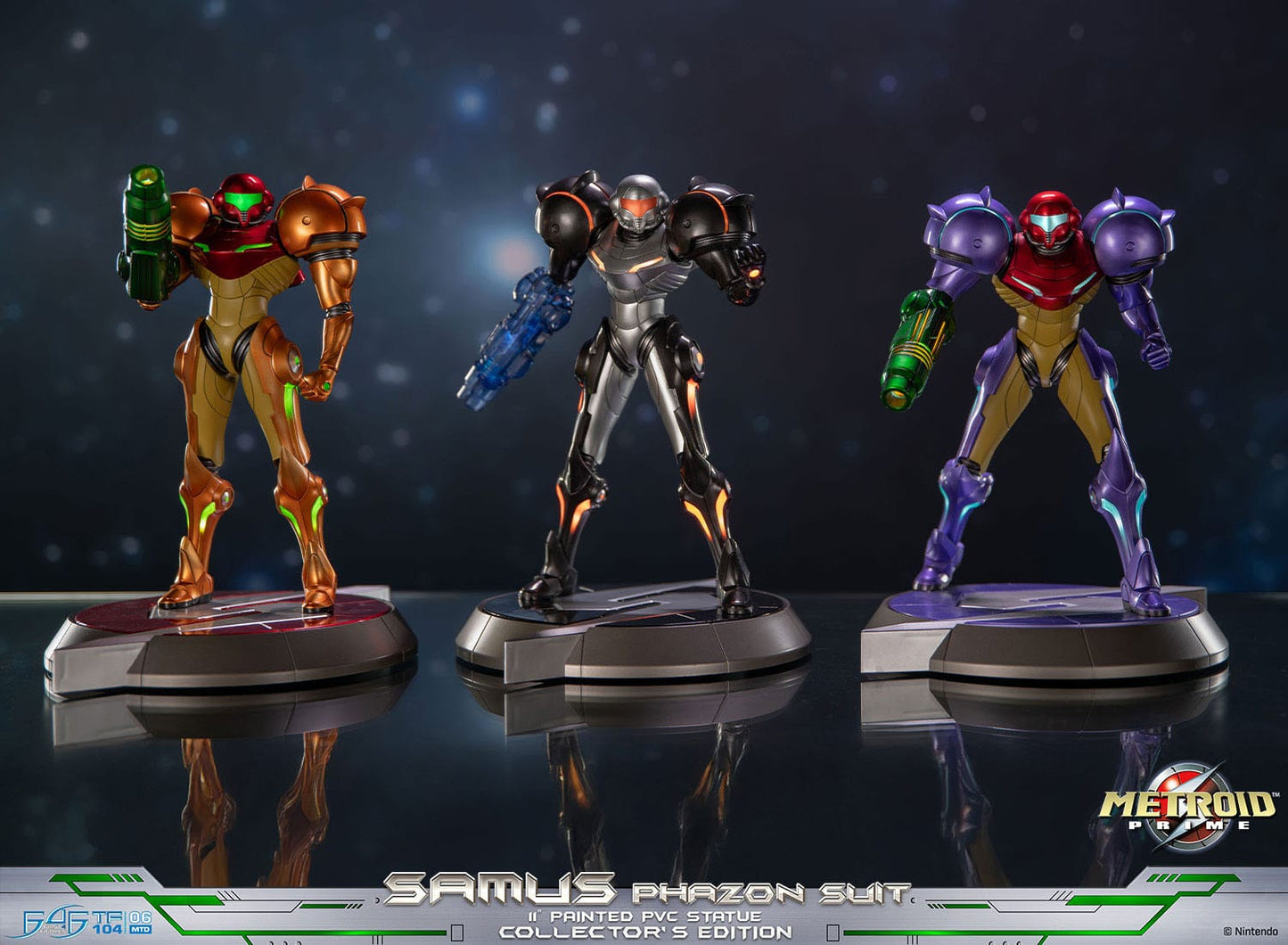 Samus Phazon Suit Collector´s Edition First 4 Figures