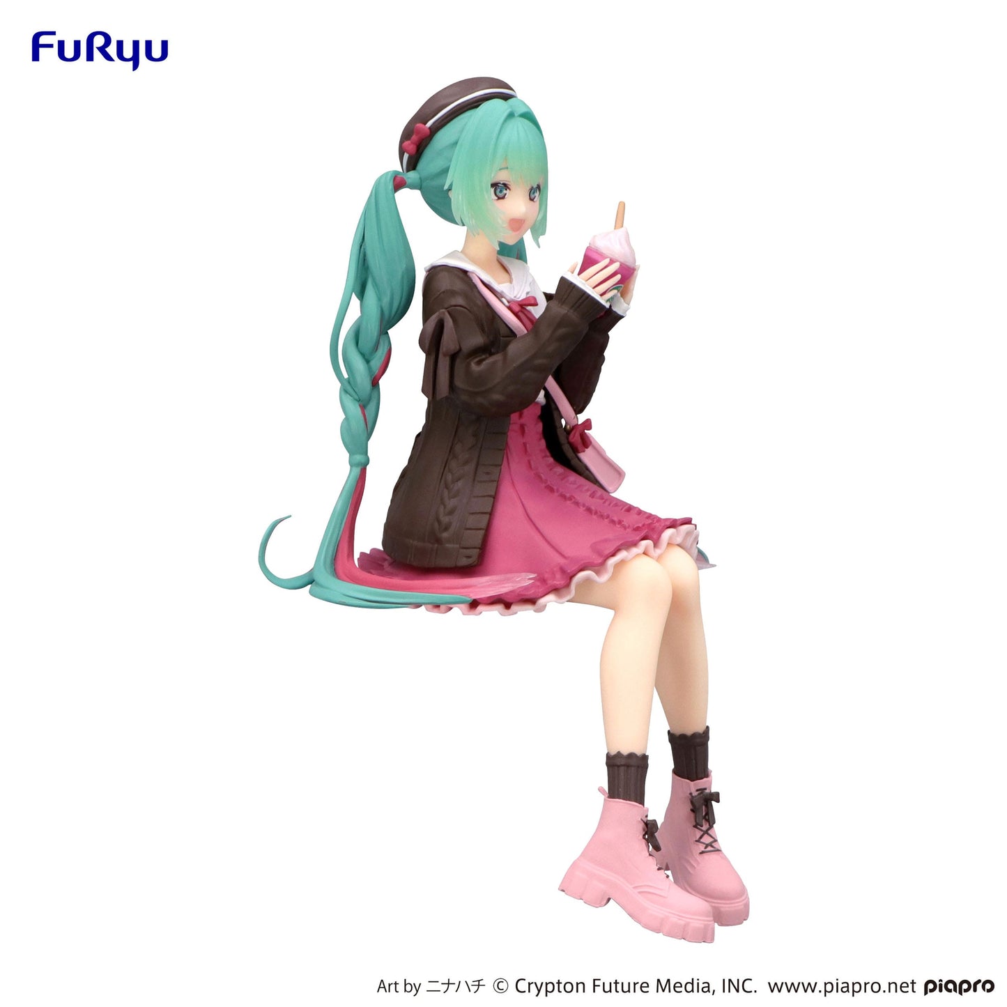 Hatsune Miku Autumn Date Pink Color Ver. Noodle Stopper Furyu