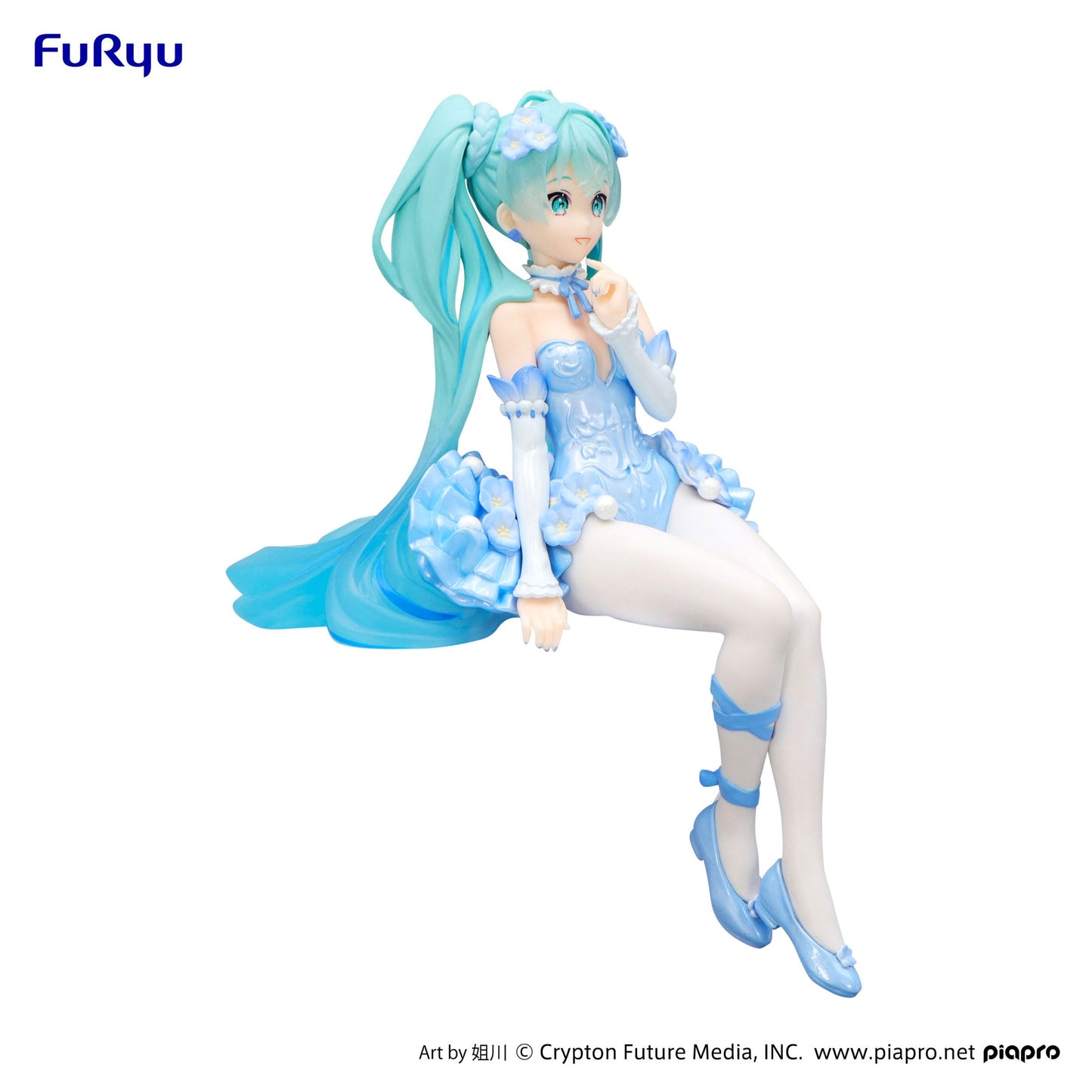 Hatsune Miku Flower Fairy Nemophila Pail Blue Color Ver. Noodle Stopper Furyu