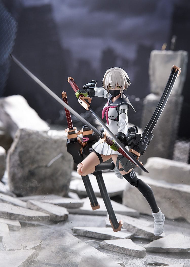 Heavily Armed High School Girls – PLAMAX Figure Ichi: Early Ver. (16cm)