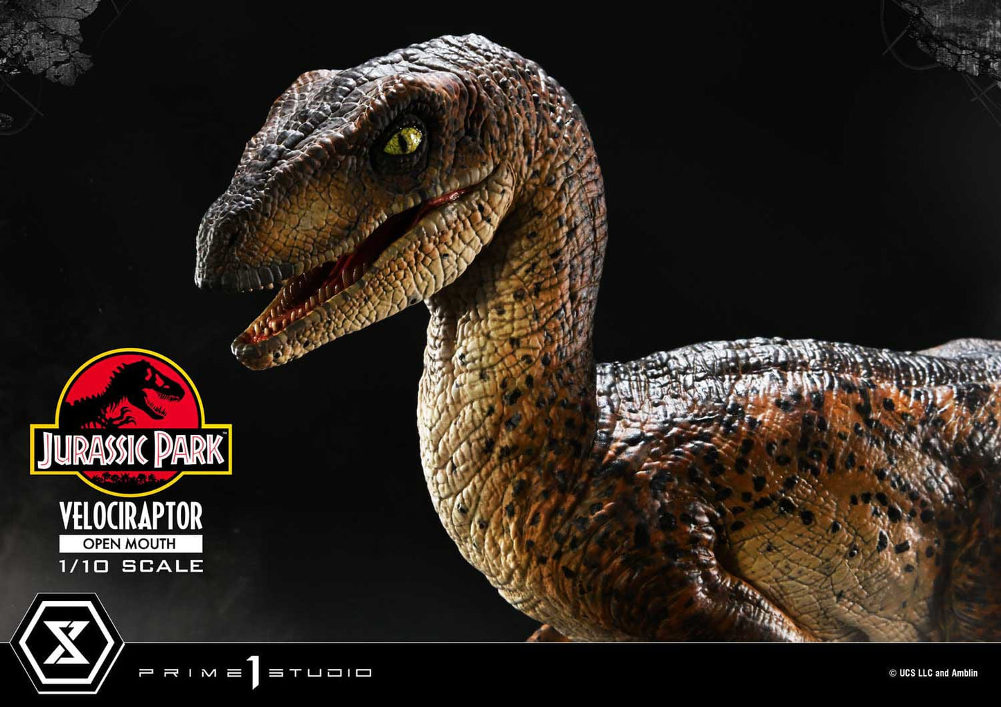 Velociraptor Open Mouth Prime 1 Studios