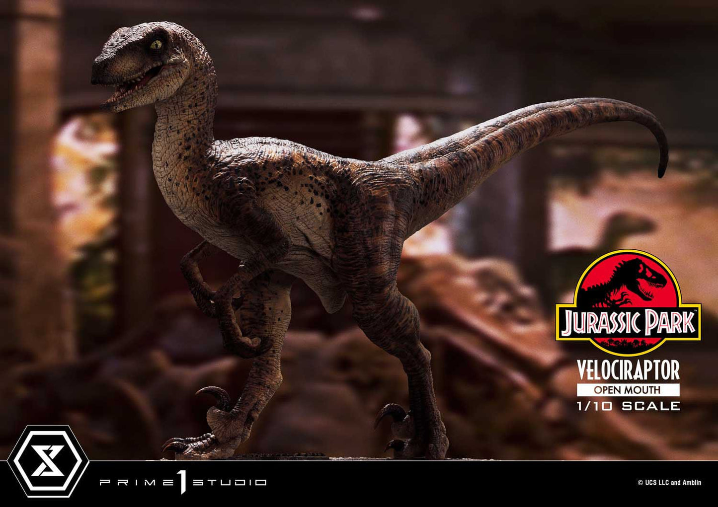 Velociraptor Open Mouth Prime 1 Studios