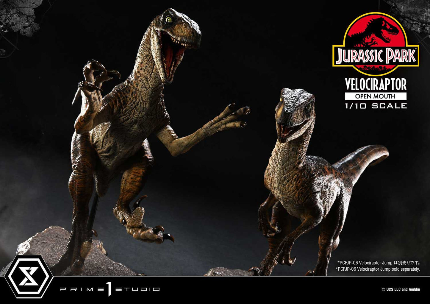 Velociraptor Open Mouth Prime 1 Studios
