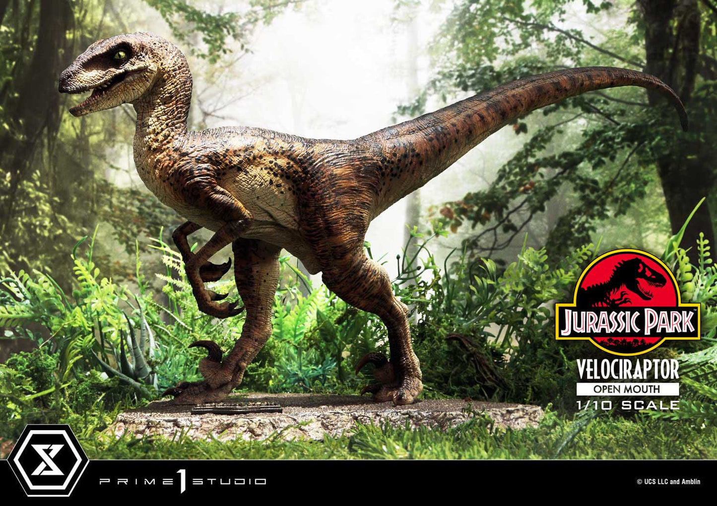 Velociraptor Open Mouth Prime 1 Studios