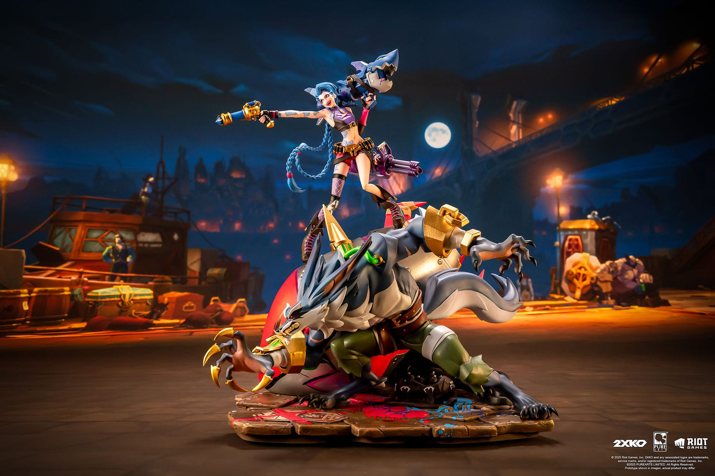 Jinx & Warwick Diorama 2XKO League of Legends Pure Arts