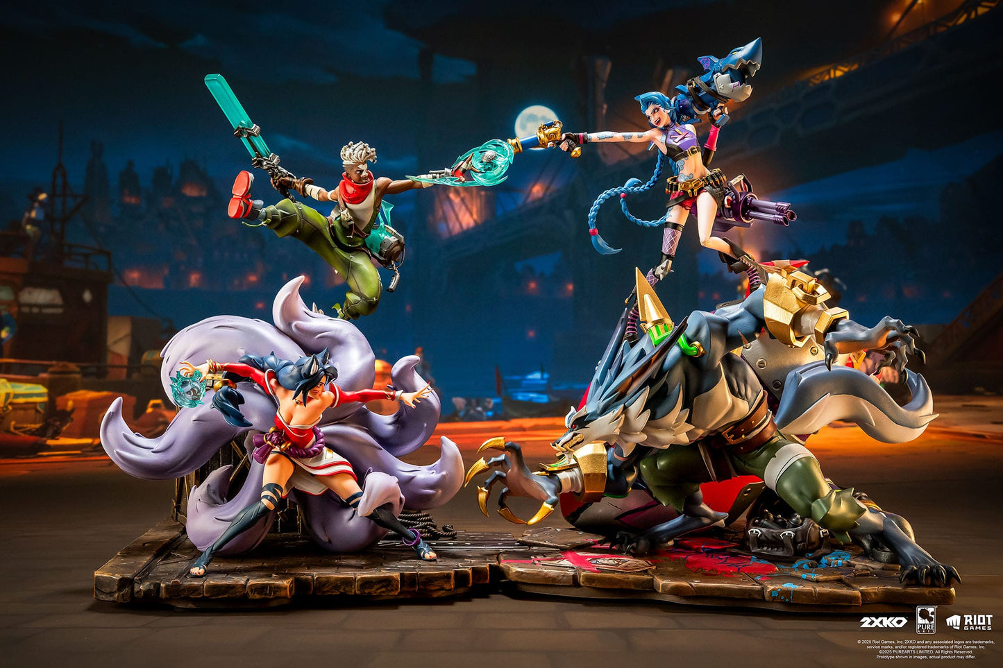 Jinx & Warwick Diorama 2XKO League of Legends Pure Arts