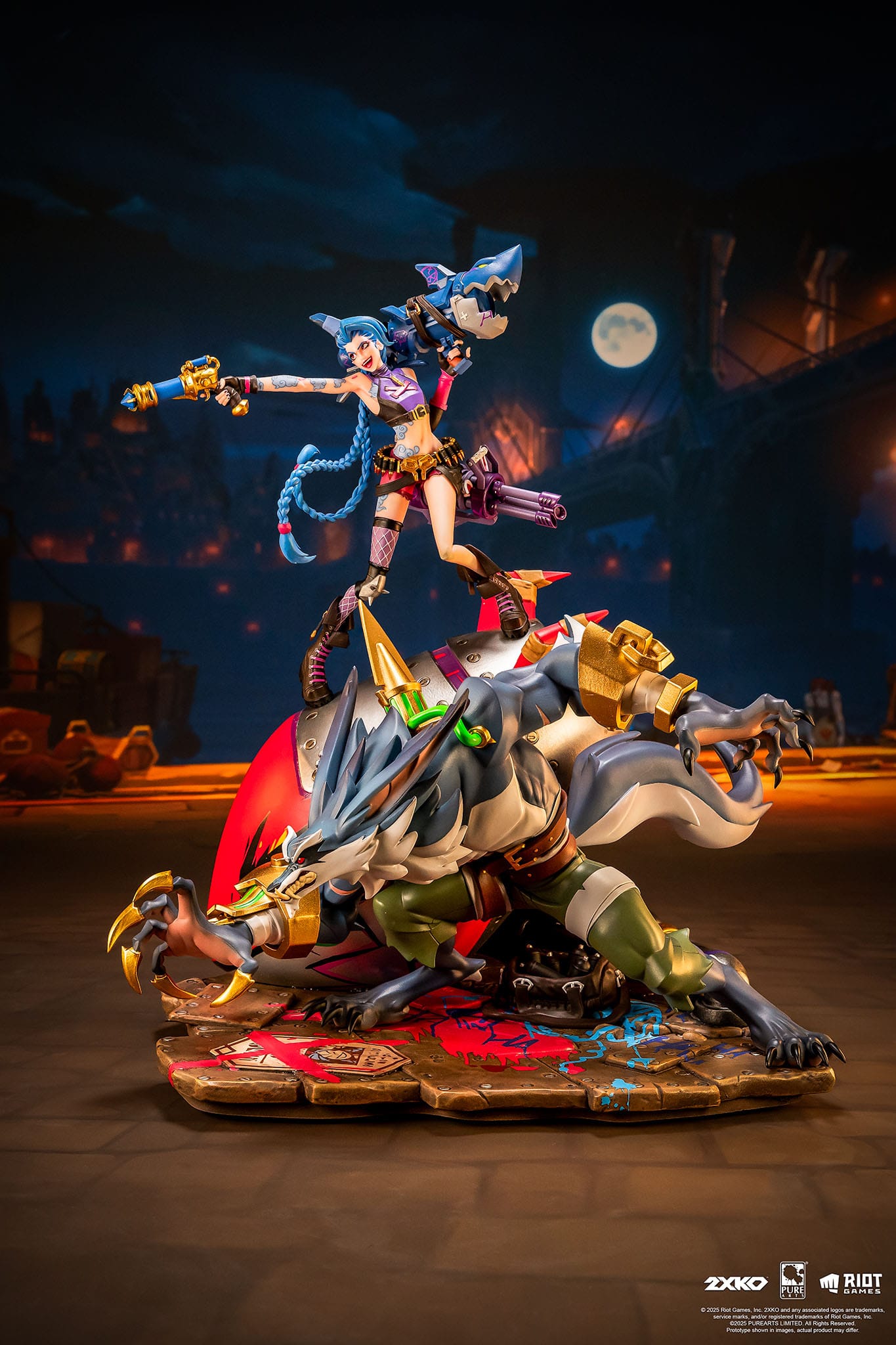 Jinx & Warwick Diorama 2XKO League of Legends Pure Arts
