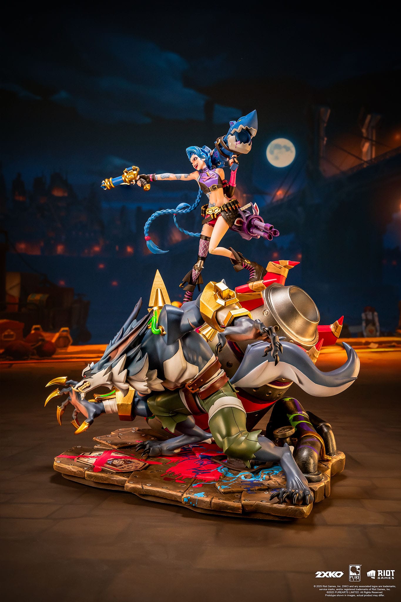 Jinx & Warwick Diorama 2XKO League of Legends Pure Arts