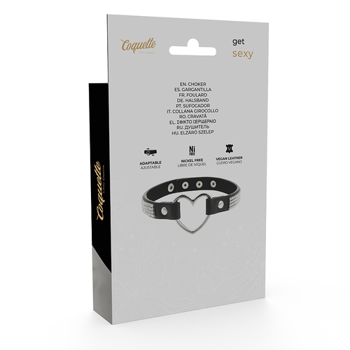 Coquette Chic Halsband Herz Cosplay