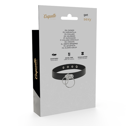 Coquette Chic Halsband Doppelring Cosplay