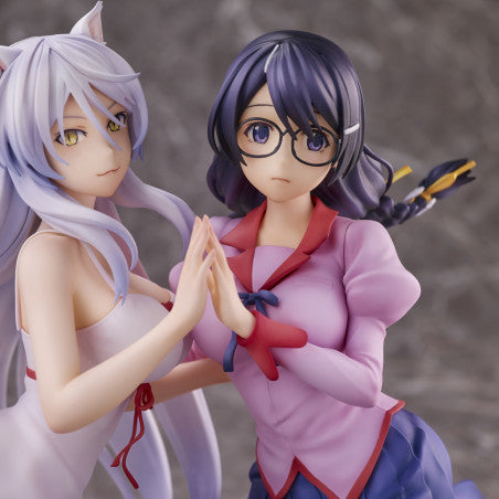 "Nekomonogatari" Tsubasa Hanekawa Set of 2 Figure