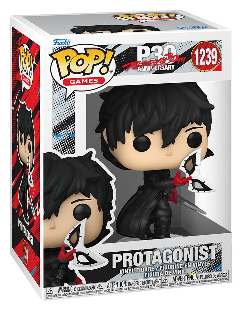 Persona 5 POP! Games Vinyl Figur Protagonist (Ren) - Anime Figuren günstig kaufen