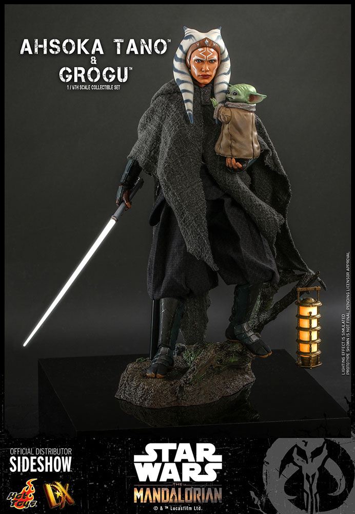 Ahsoka Tano & Grogu Star Wars The Mandalorian Hot Toys