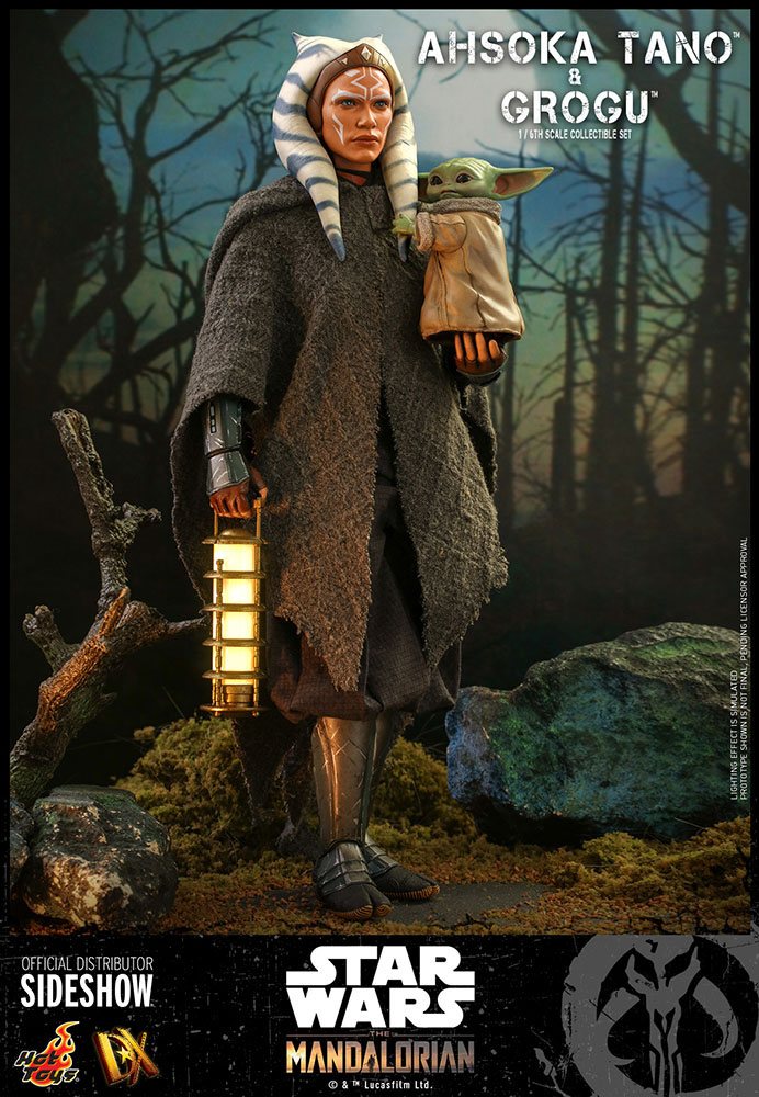 Ahsoka Tano & Grogu Star Wars The Mandalorian Hot Toys