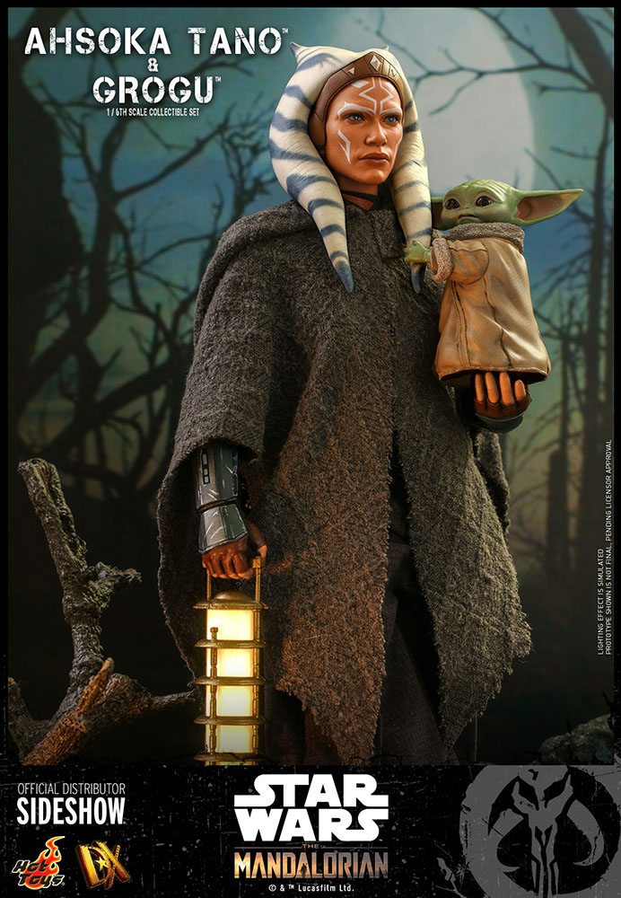 Ahsoka Tano & Grogu Star Wars The Mandalorian Hot Toys