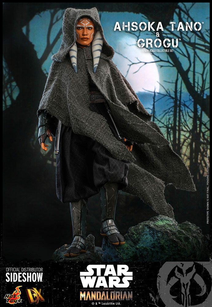 Ahsoka Tano & Grogu Star Wars The Mandalorian Hot Toys
