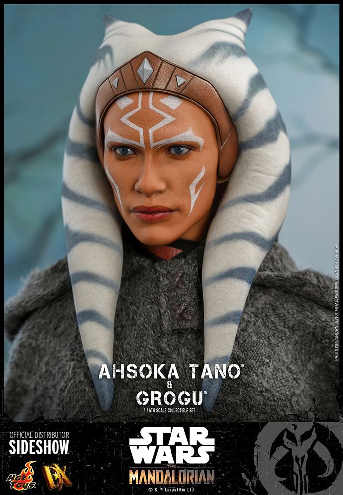 Ahsoka Tano & Grogu Star Wars The Mandalorian Hot Toys