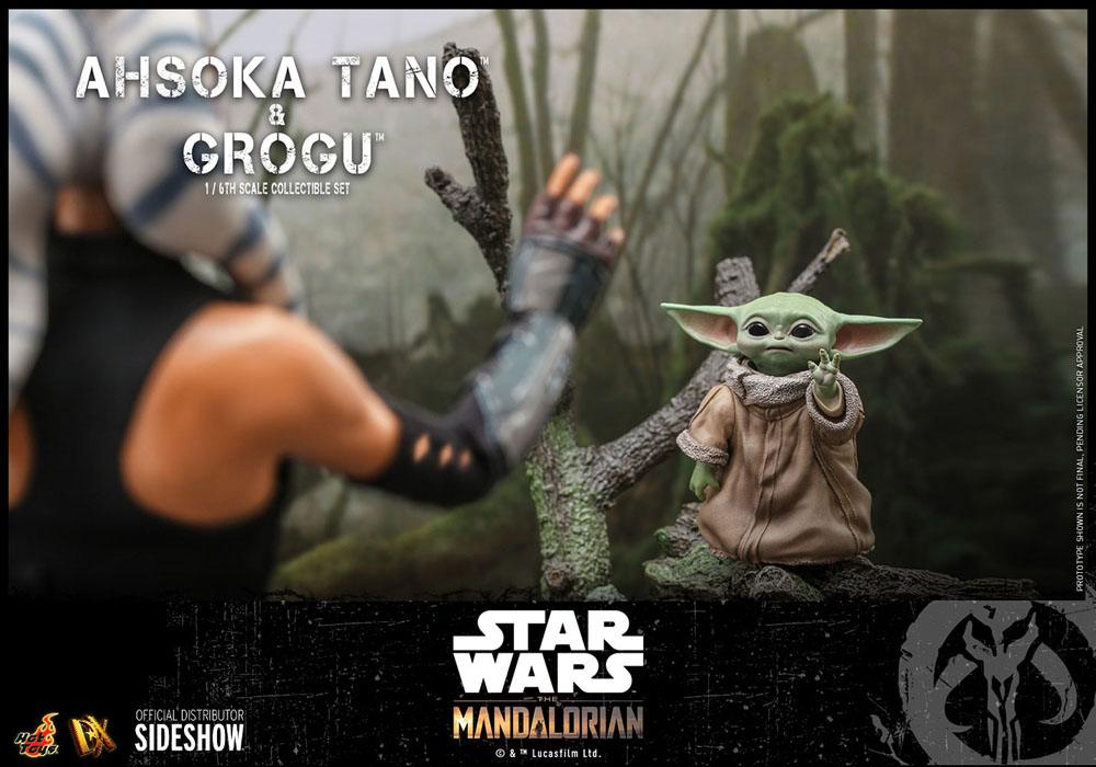 Ahsoka Tano & Grogu Star Wars The Mandalorian Hot Toys
