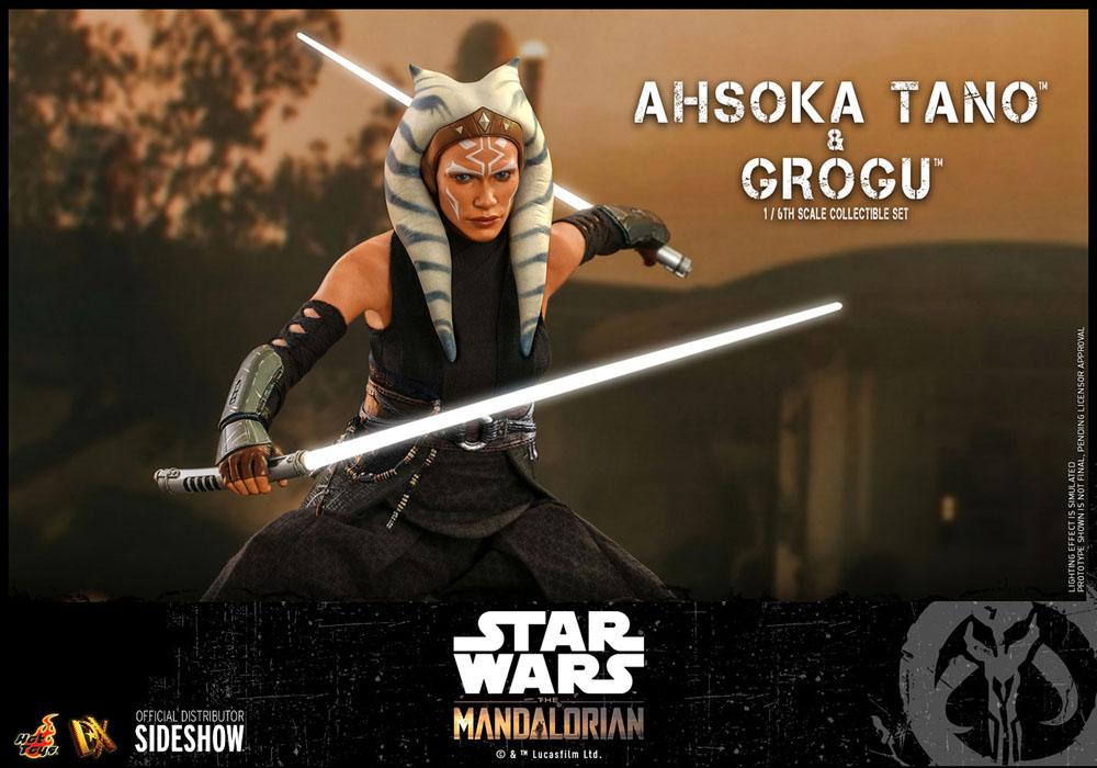 Ahsoka Tano & Grogu Star Wars The Mandalorian Hot Toys
