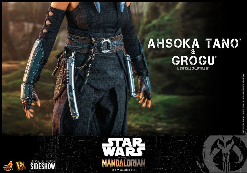 Ahsoka Tano & Grogu Star Wars The Mandalorian Hot Toys