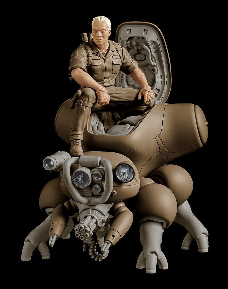 Ghost in the Shell PLAMAX minimum factory Plastic Model Kit Batou mit Fuchikoma - Anime Figuren günstig kaufen