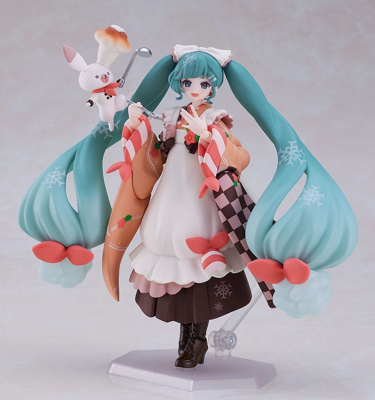 Hatsune Miku Figma Actionfigur Snow Miku: Winter Delicacy Ver. Max Factory
