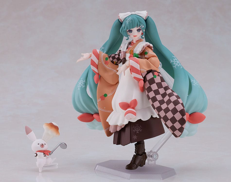 Hatsune Miku Figma Actionfigur Snow Miku: Winter Delicacy Ver. Max Factory