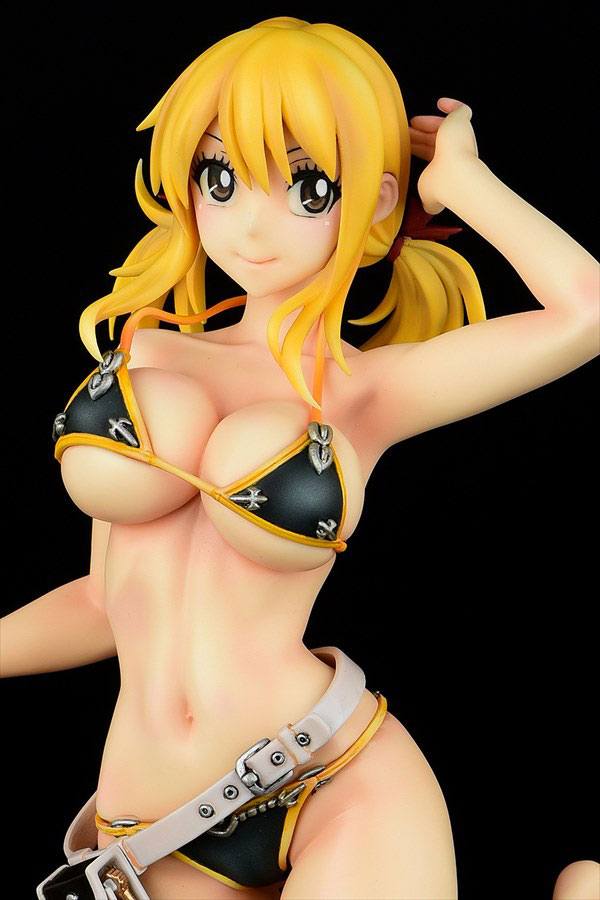 Fairy Tail PVC Statue Lucy Heartfilia Swimwear Gravure Style Noir Ver. - Anime Figuren günstig kaufen