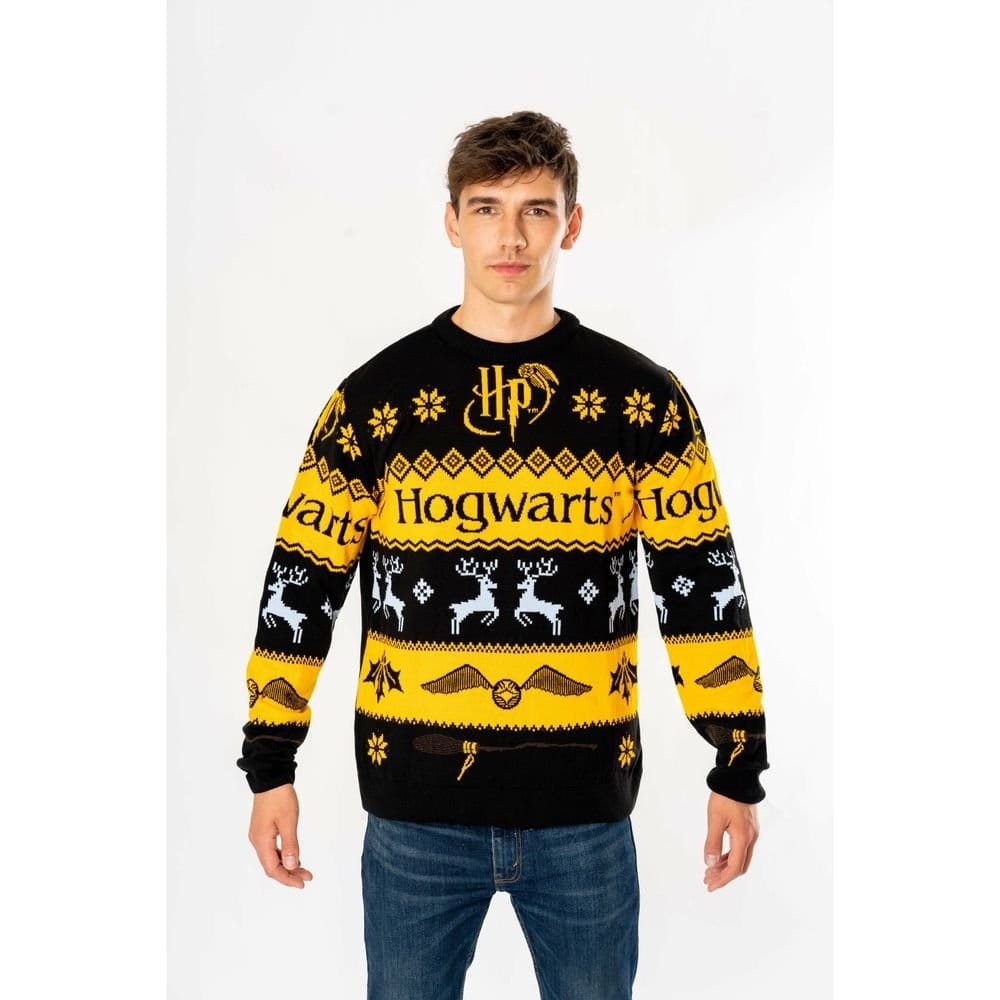 Harry Potter Christmas Pullover Deluxe Hogwarts Knitted - Anime Figuren günstig kaufen