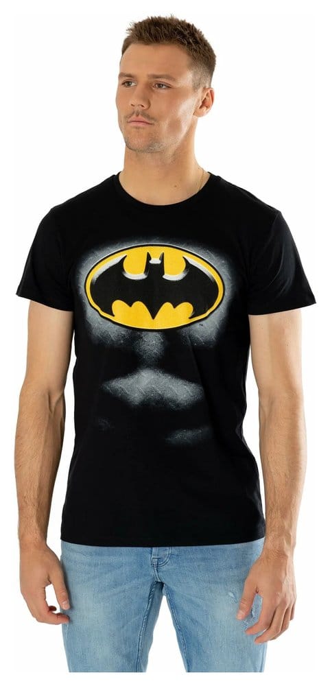 DC Comics T-Shirt Batman Logo Ripped Bevel - Anime Figuren günstig kaufen