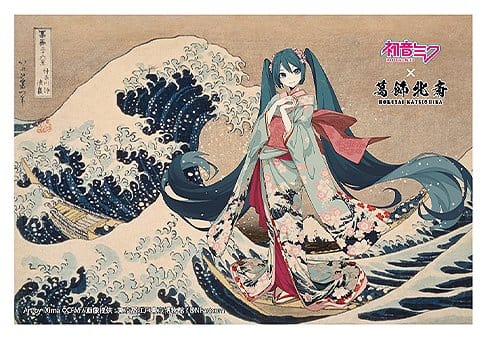 Hatsune Miku x Katsushika Hokusai iXima Postcard A/B/C/D/E/F/G/H Sortiment (10) - Anime Figuren günstig kaufen