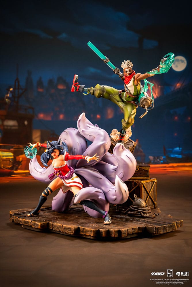 Ekko & Ahri Diorama 2XKO League of Legends Pure Arts