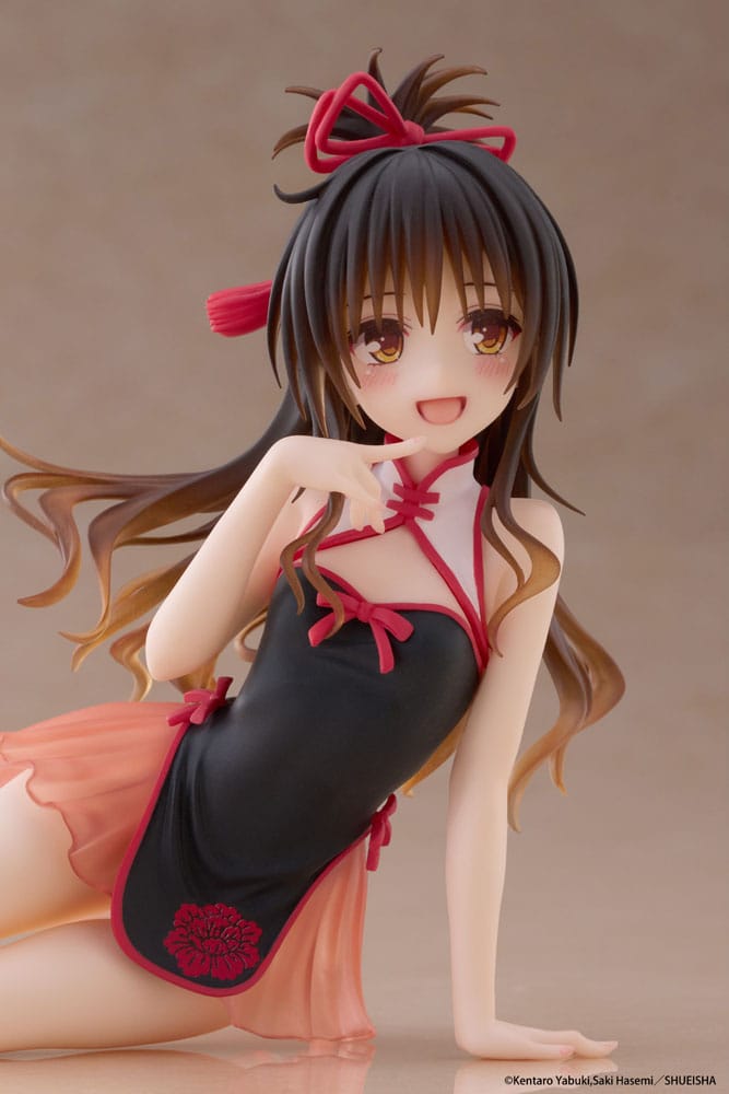 To Love-Ru Darkness PVC Statue Desktop Cute Figure Mikan Yuki Chinese Dress Ver. - Beschädigte Verpackung