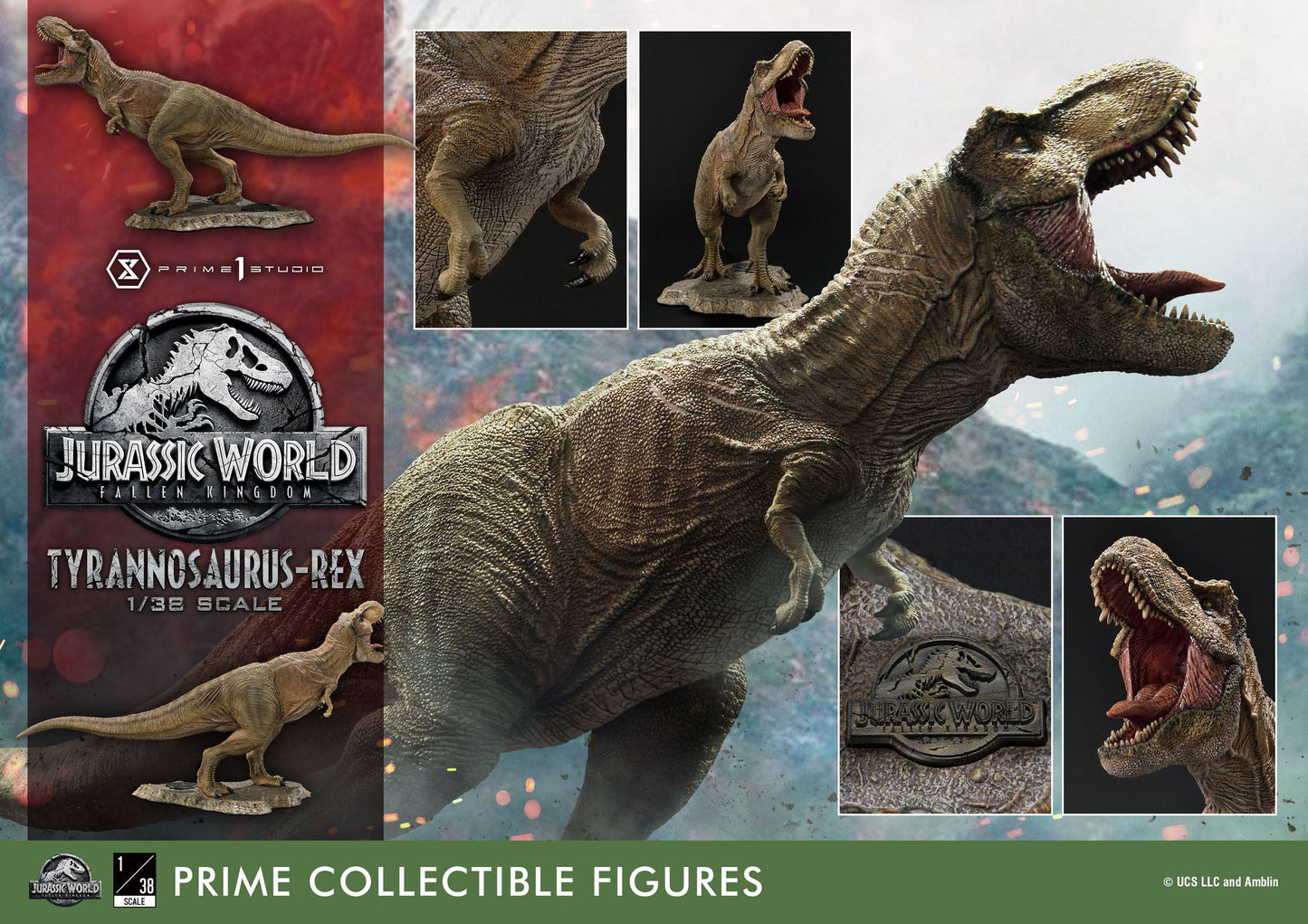 Tyrannosaurus-Rex Prime Collectibles Jurassic World: Fallen Kingdom (Pre-Owned)