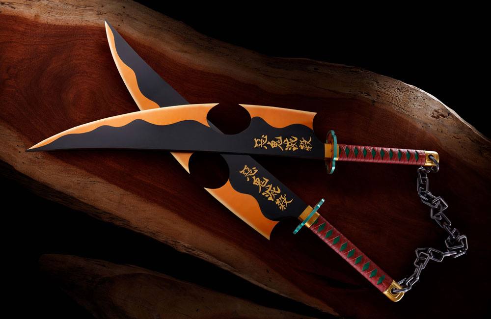 Nichirin Schwerter von Tengen Uzui Proplica Repliken 1/1 / Demon Slayer: Kimetsu no Yaiba