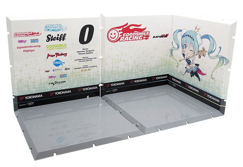 Racing Miku 2018 Pit D - Dioramansion 150 - Backgounds for figures