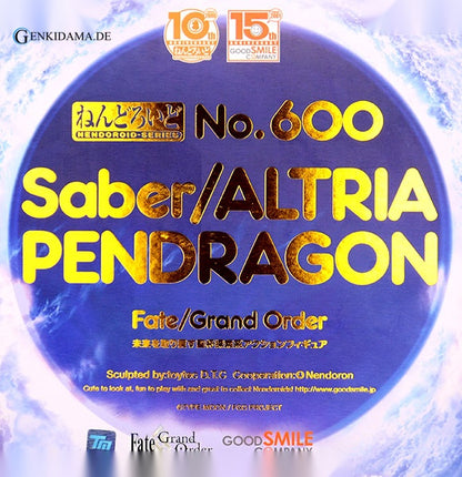 Nendoroid - Fate/Grand Order: Saber/Altria Pendragon